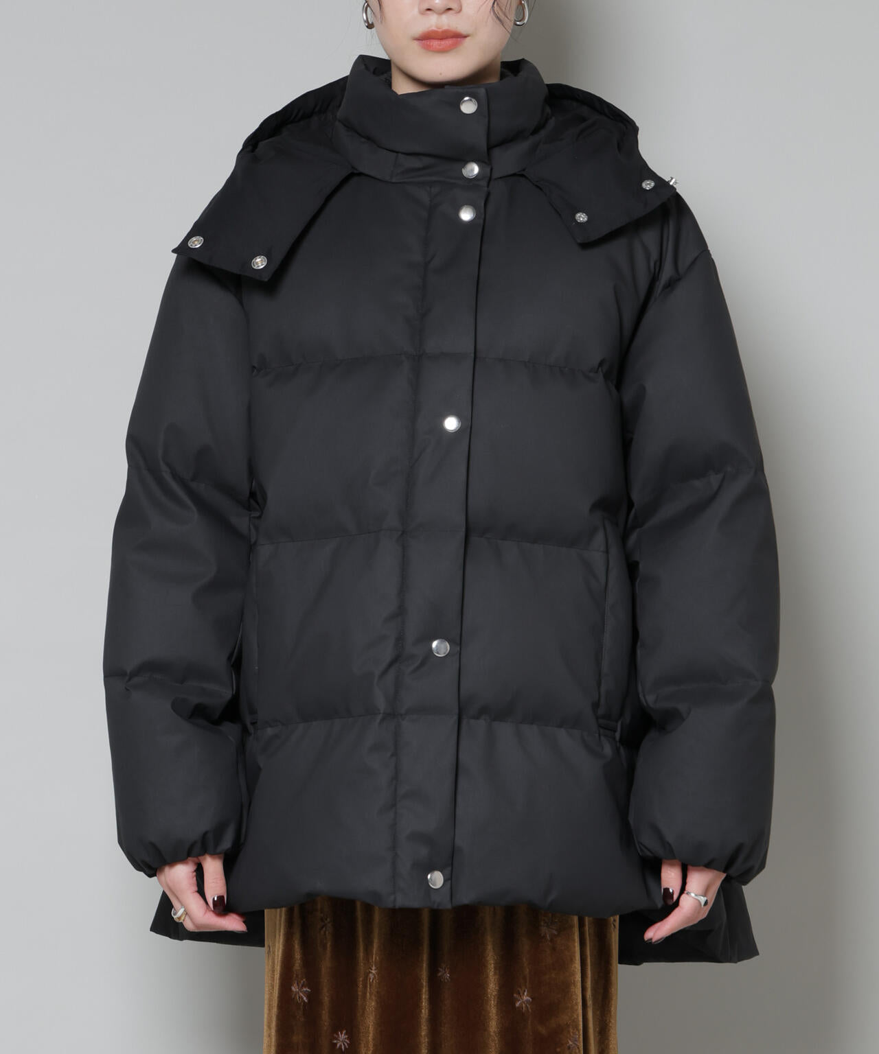 Aライン ミドル ダウンコート