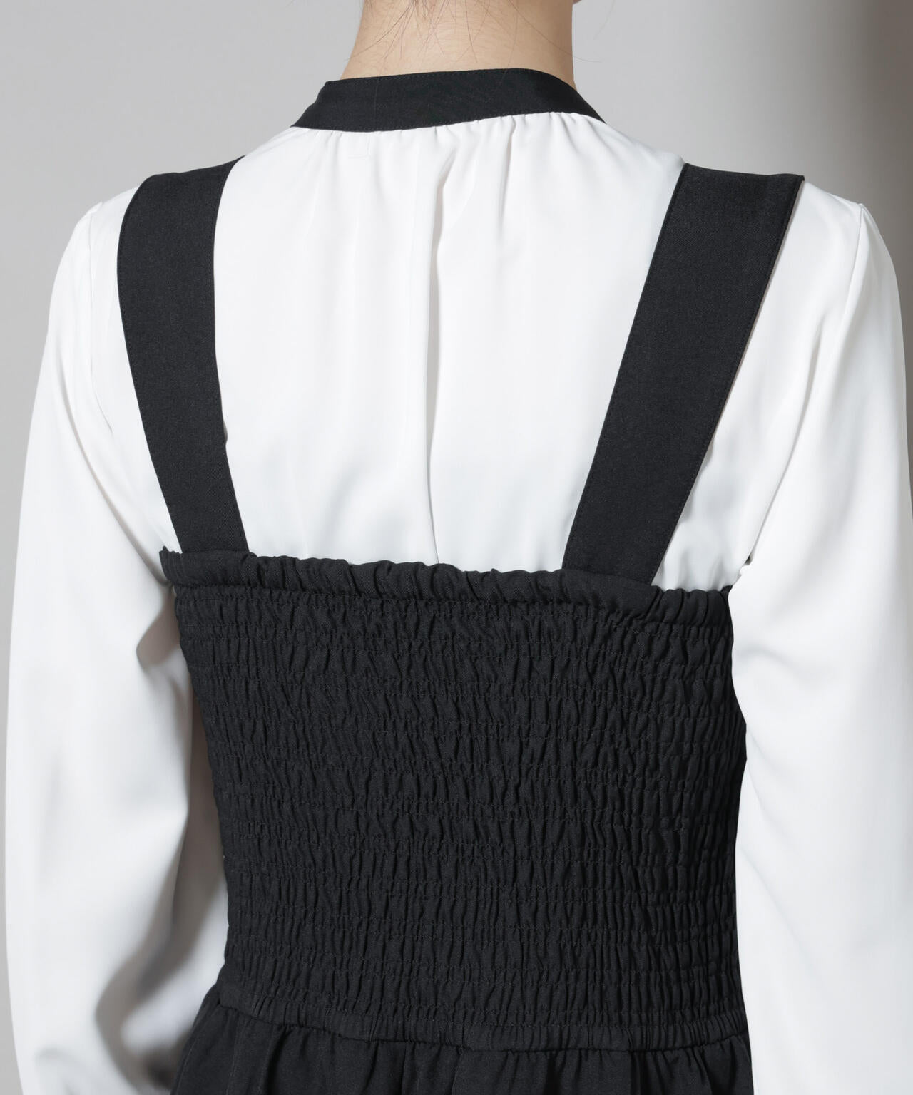 シャーリングサロペット 6735219317