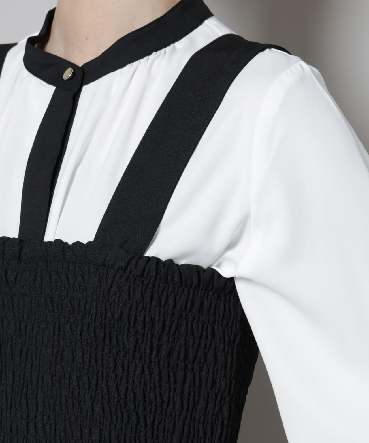 シャーリングサロペット 6735219317