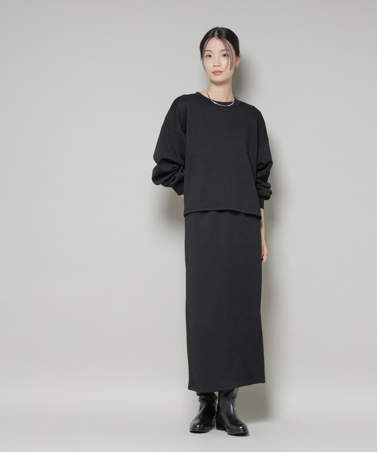 ジャガード カット セットアップ