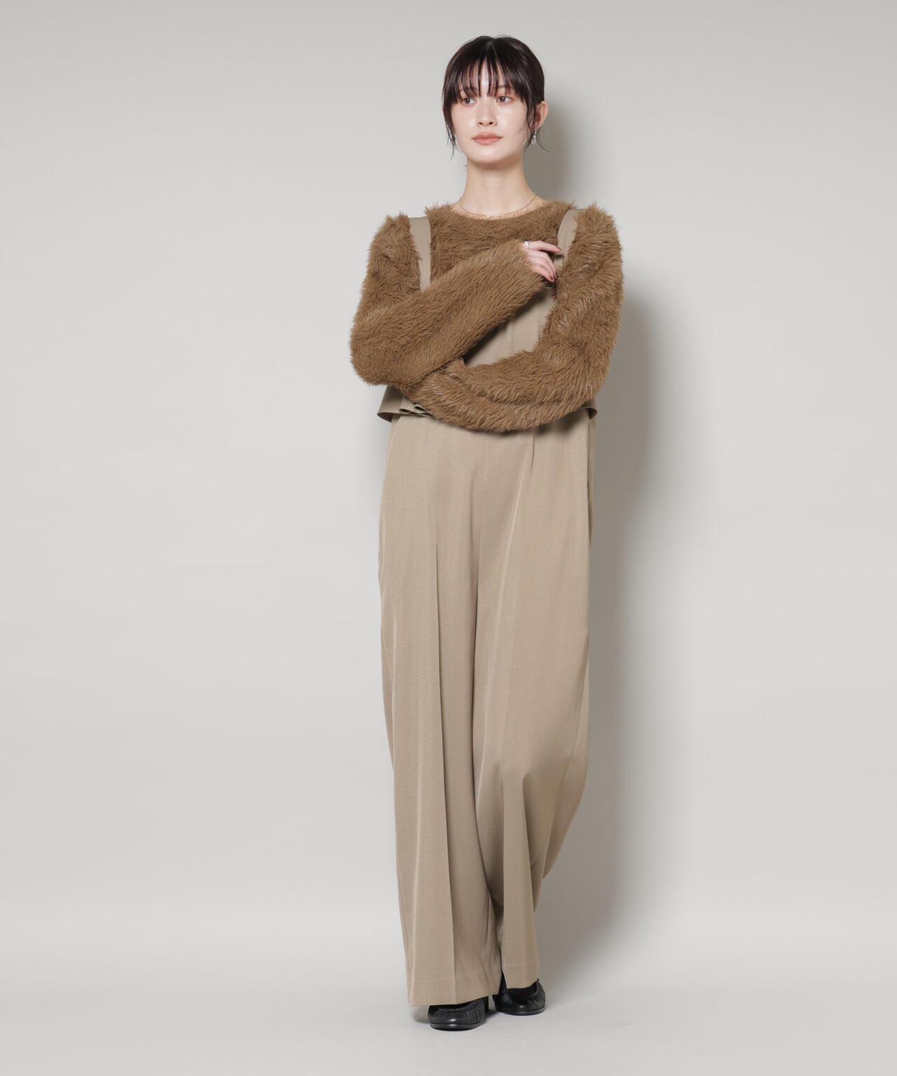 フロントフリルサロペットパンツ 6735219330