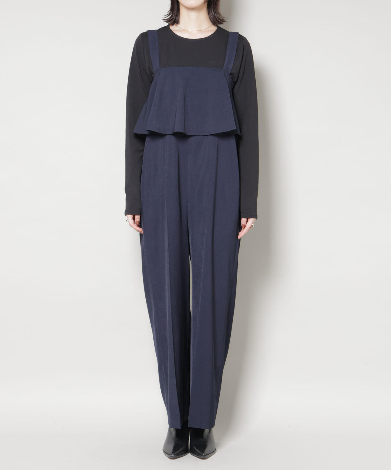 フロントフリルサロペットパンツ 6735219330