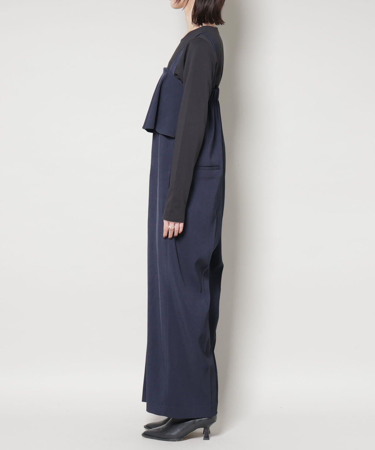 フロントフリルサロペットパンツ 6735219330