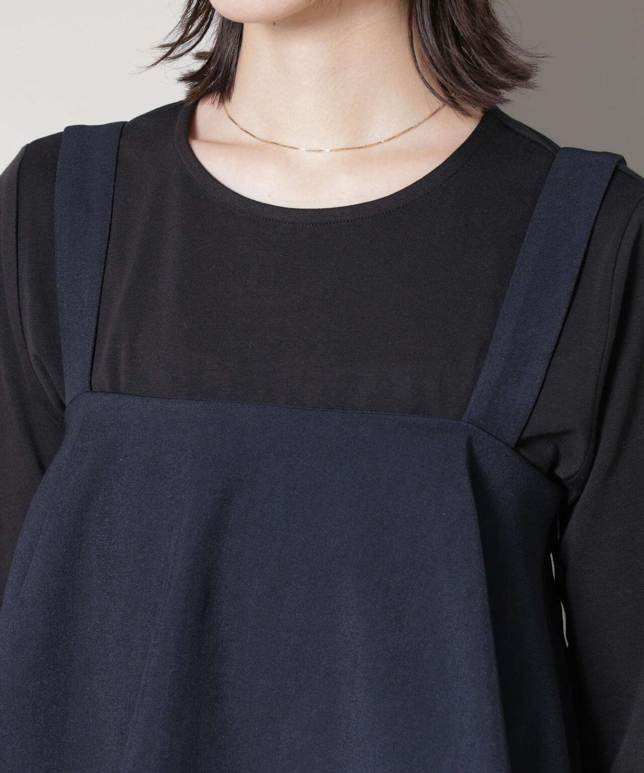 フロントフリルサロペットパンツ 6735219330