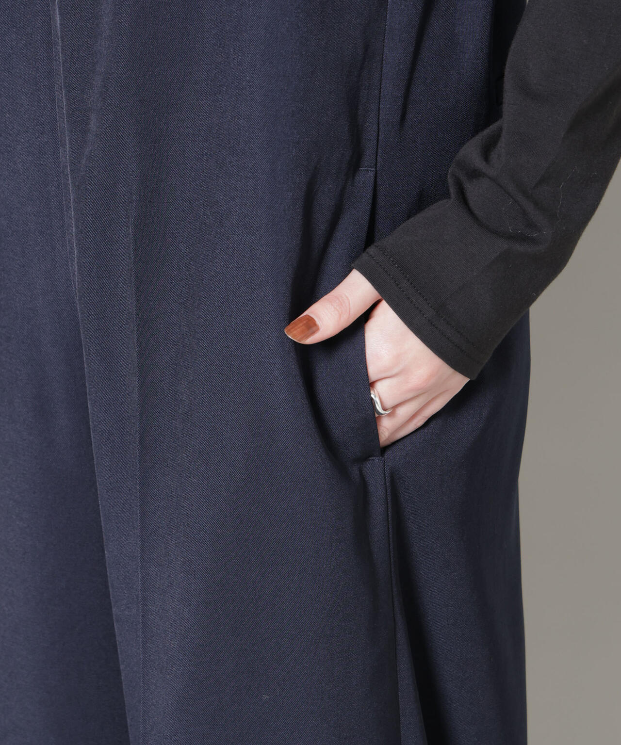 フロントフリルサロペットパンツ 6735219330