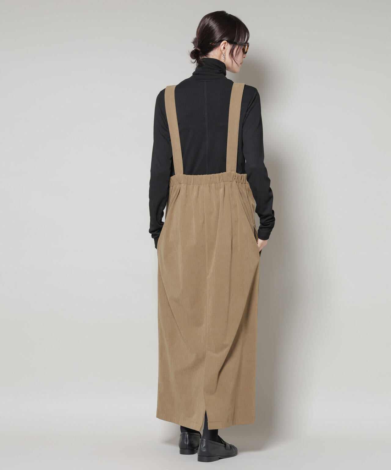 cosmicジャンパースカート ストレッチ起毛 ジャンパースカート ( セットアップ 可)