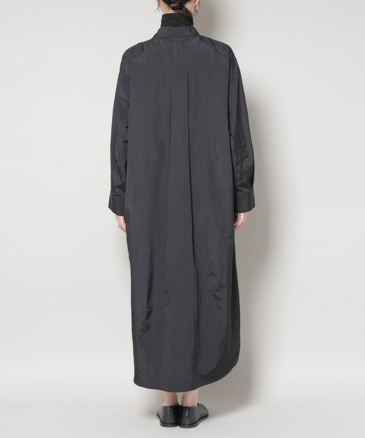 ナイロンタッサードロストシャツワンピース 6735219334