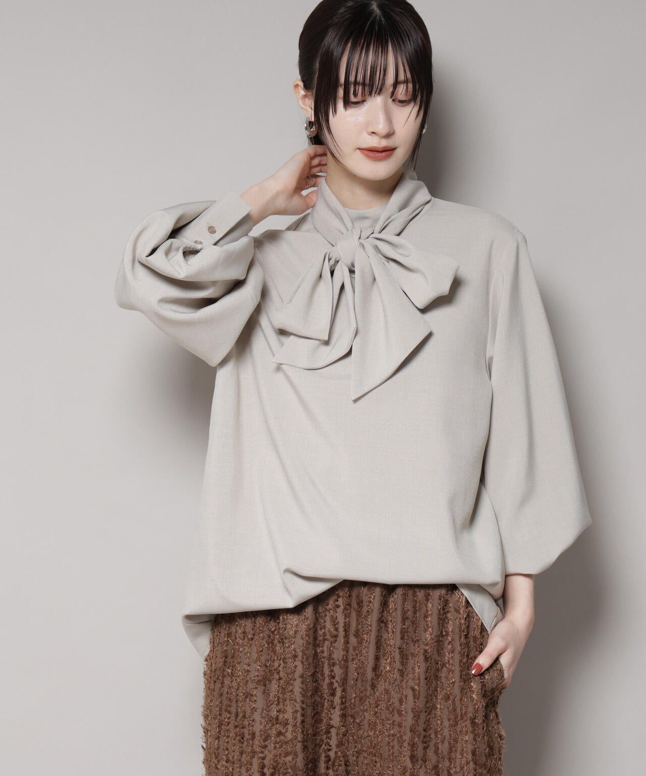 てる様　リクエスト20点 ボータイ 取り外し可能 2way ブラウス