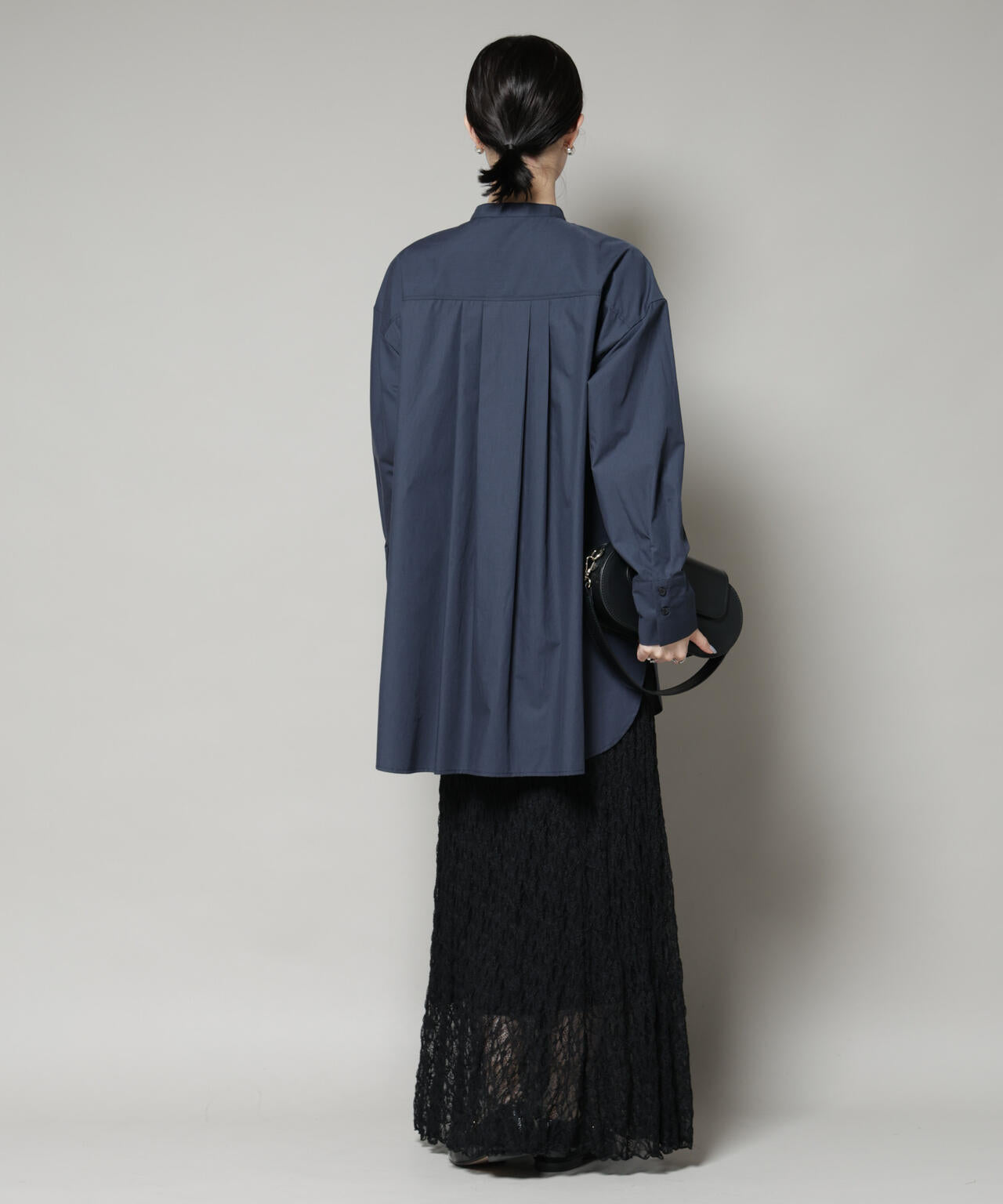 スタンドカラー シャツ