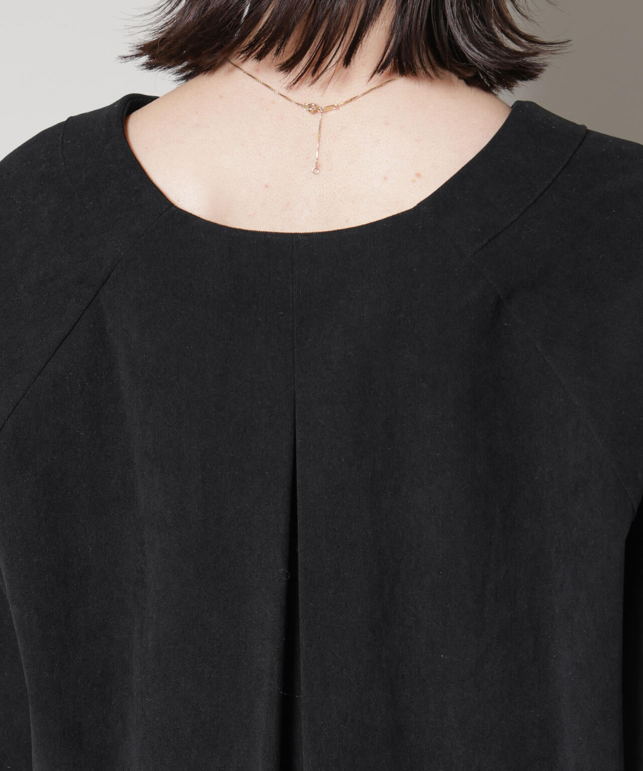 ストレッチ起毛スキッパープルオーバーブラウス(セットアップ可) 6735220319