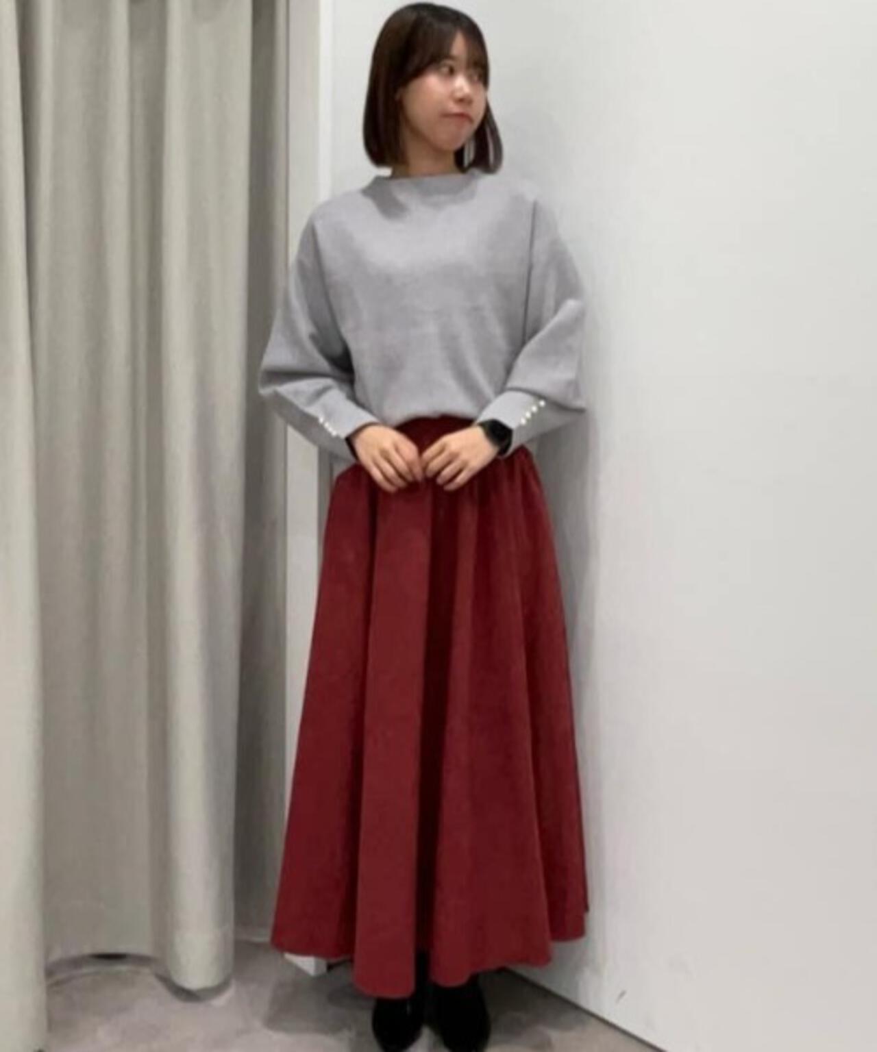 ミラノリブ パール ニット プルオーバー