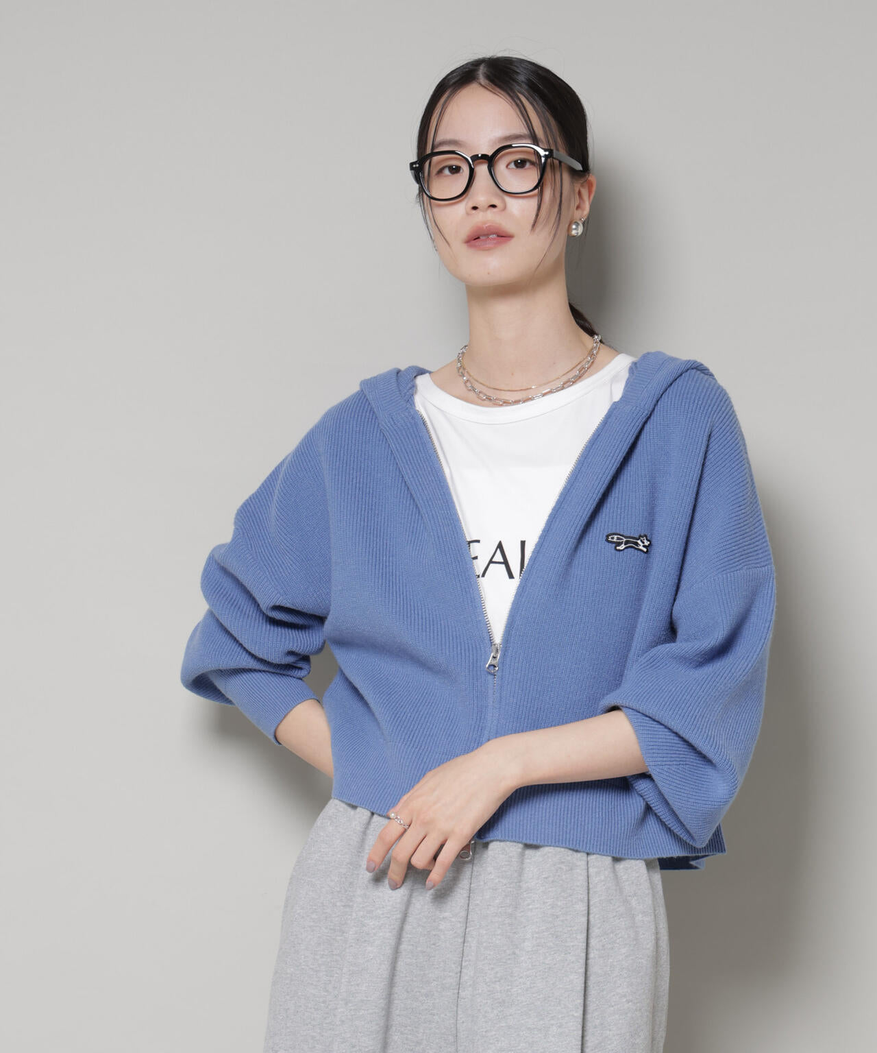 PENNEYS 別注 TheFOX ニット フーディー