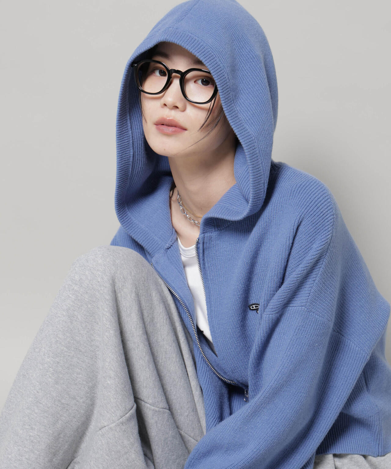 PENNEYS 別注 TheFOX ニット フーディー