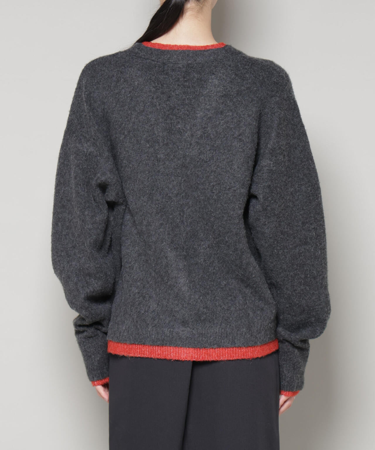 PENNEYS 別注 TheFOX バイカラー Vネック カーディガン