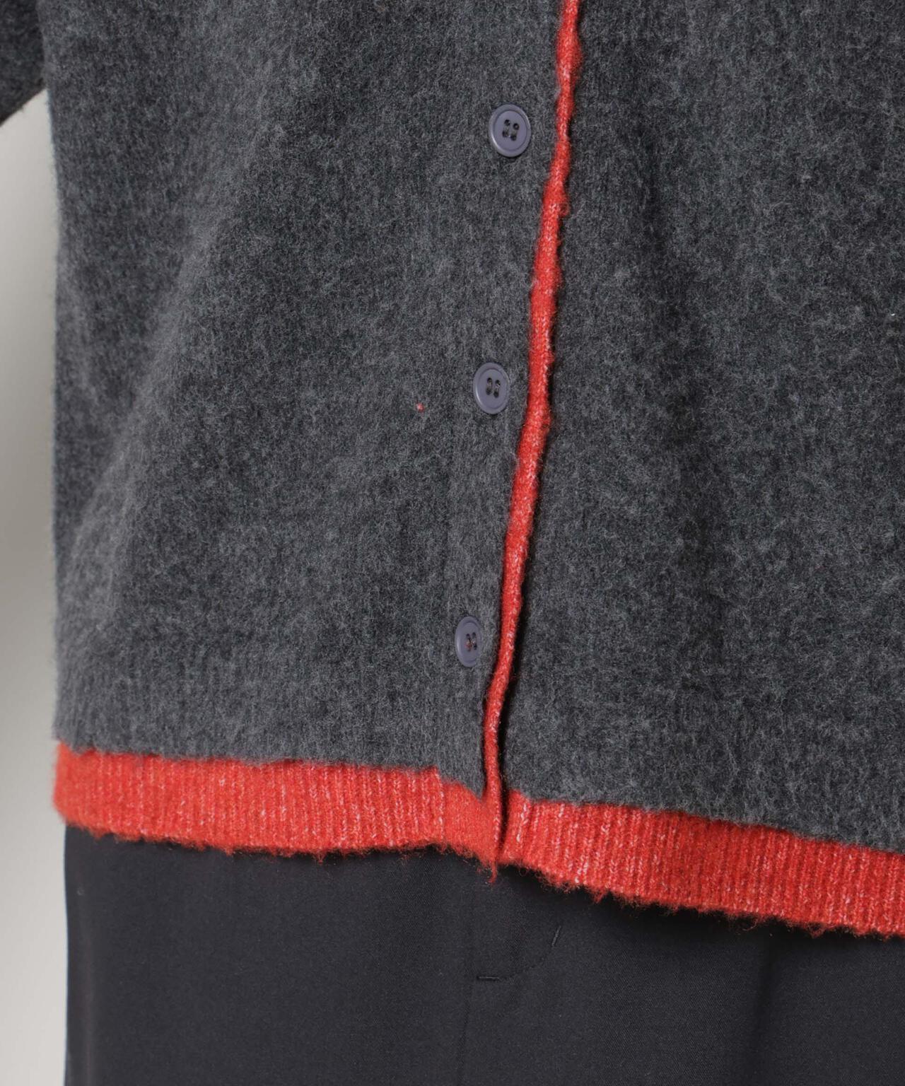 PENNEYS 別注 TheFOX バイカラー Vネック カーディガン