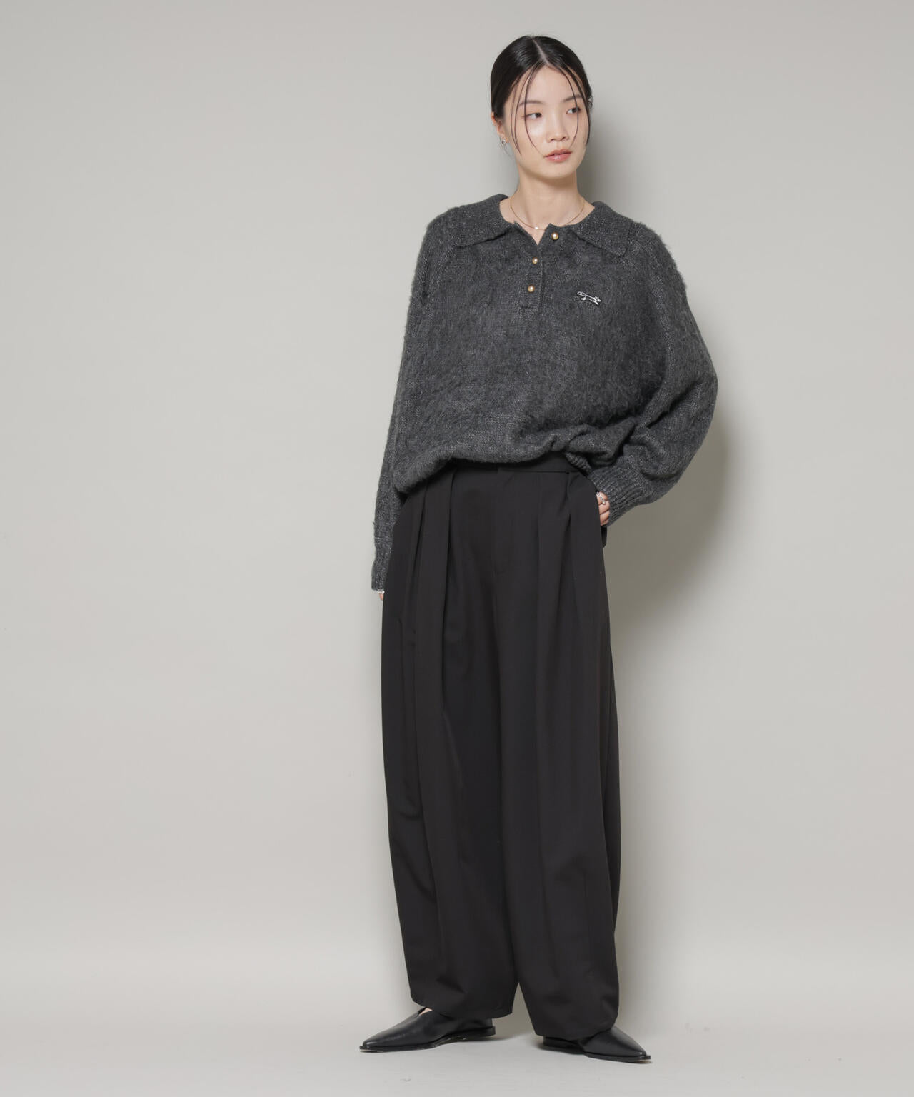 PENNEYS 別注 TheFOX シャギー ポロニット