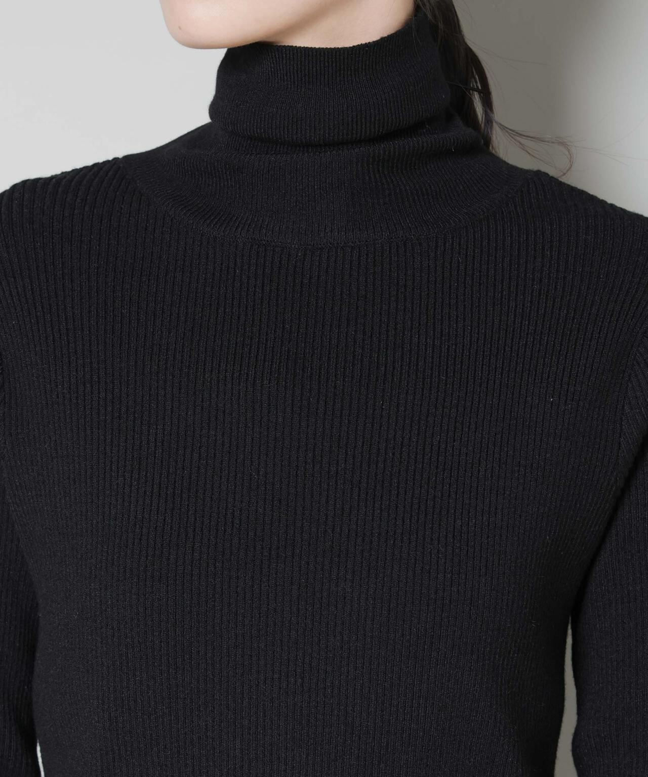 洗濯機洗可メタルボタンリブニット 6735222343