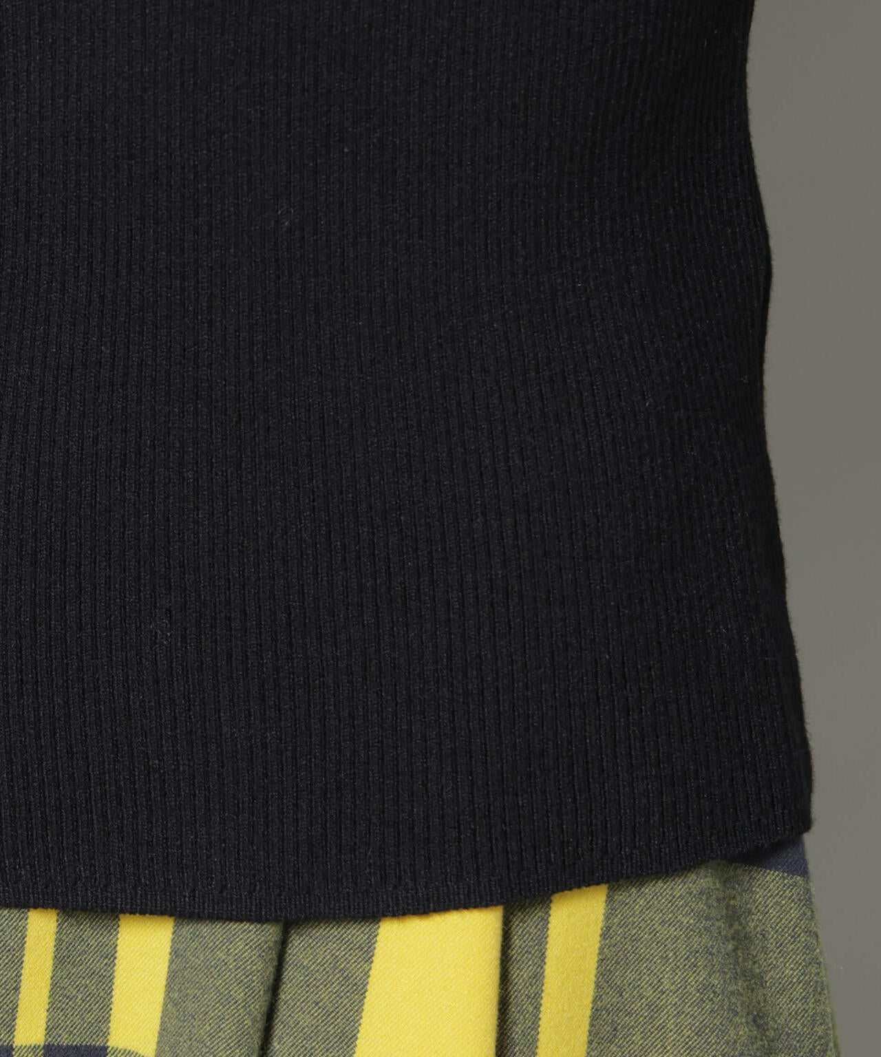 洗濯機洗可メタルボタンリブニット 6735222343