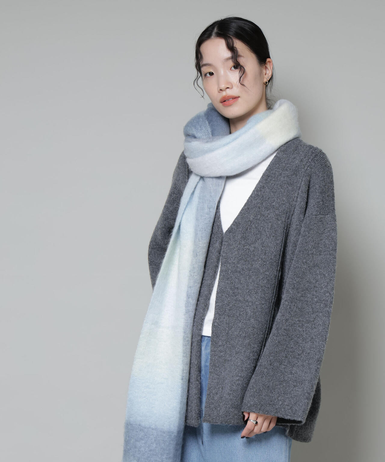 総針 ニットジャケット カーディガン