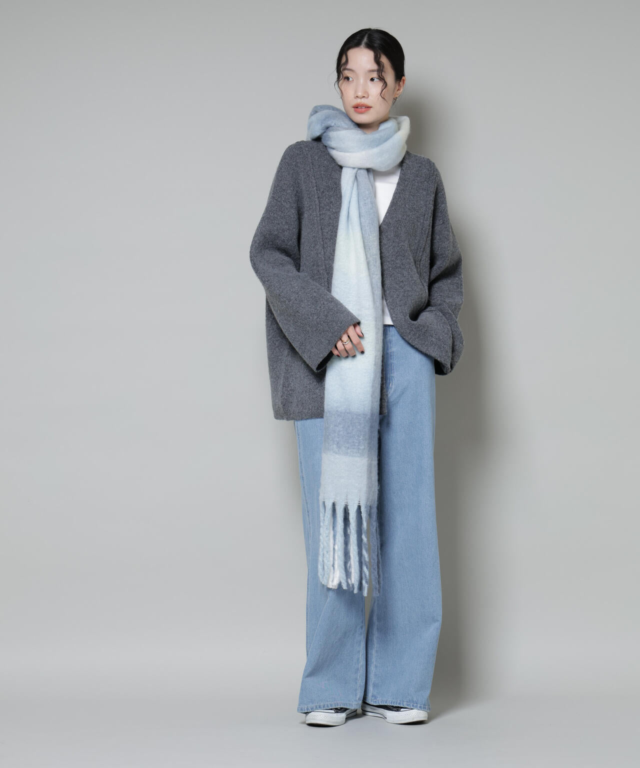 総針 ニットジャケット カーディガン