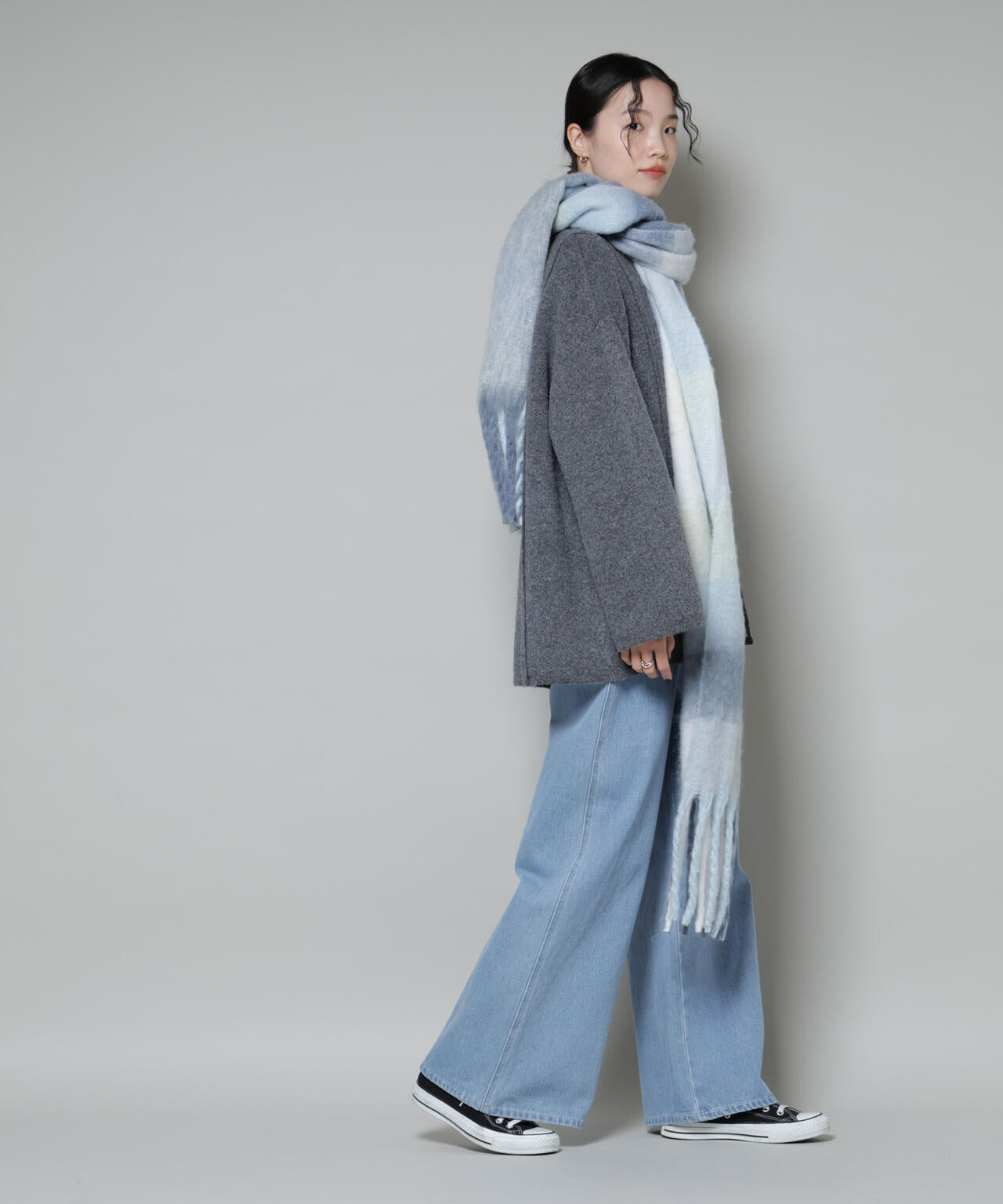 総針ニットジャケットカーディガン 6735222349