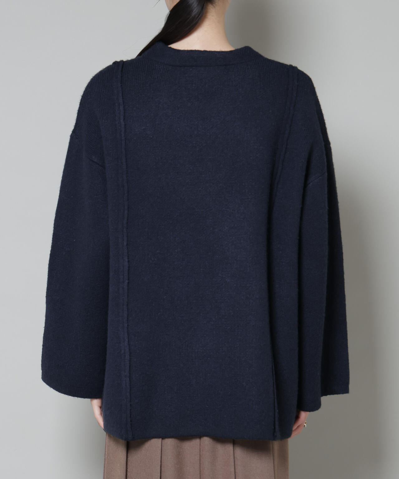 総針ニットジャケットカーディガン 6735222349