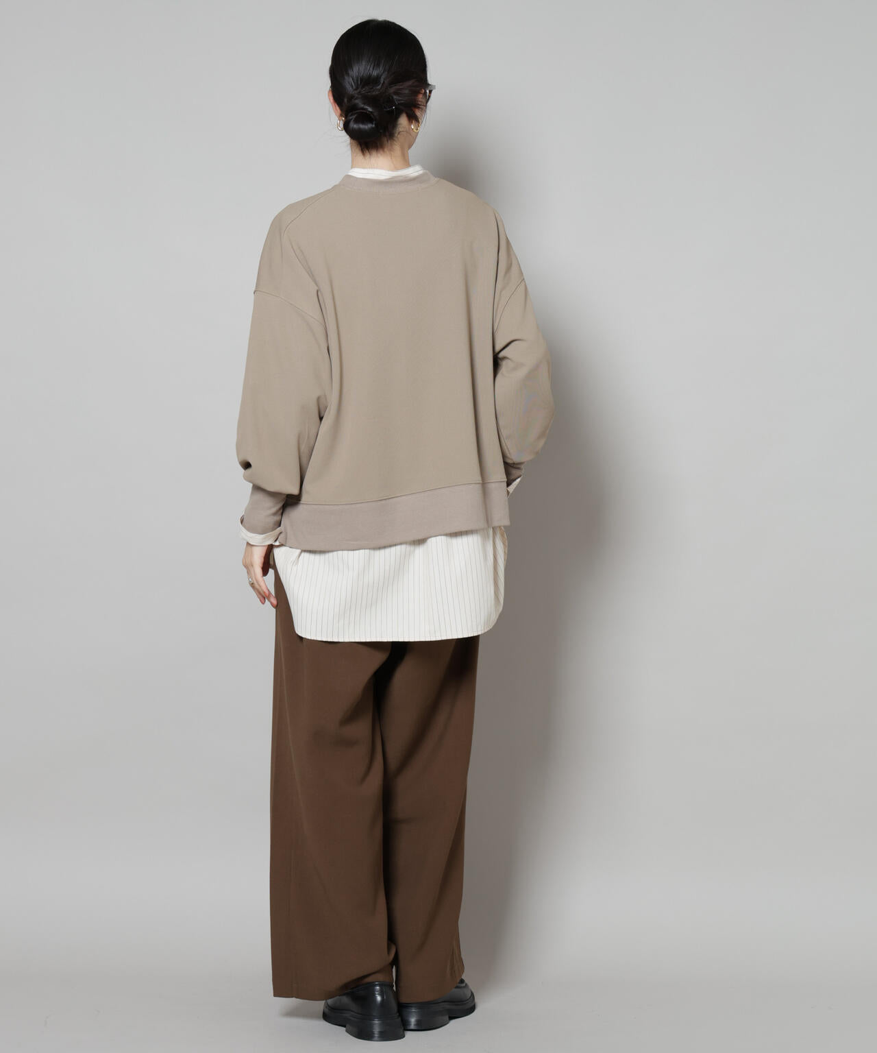 サカリバカットワイドクルーネックトップス(セットアップ可) 6735223302