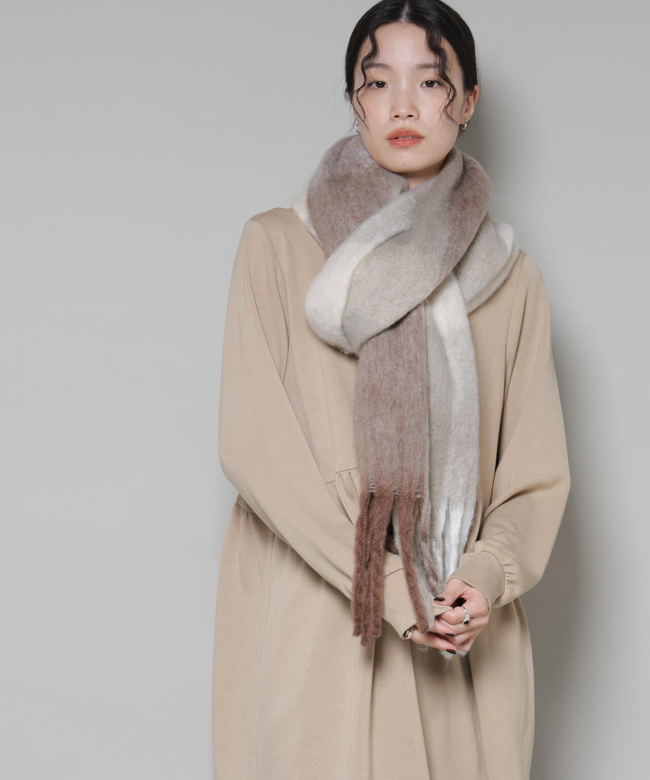 サーモジャージーウエスト切り替えギャザープルオーバー 6735223315