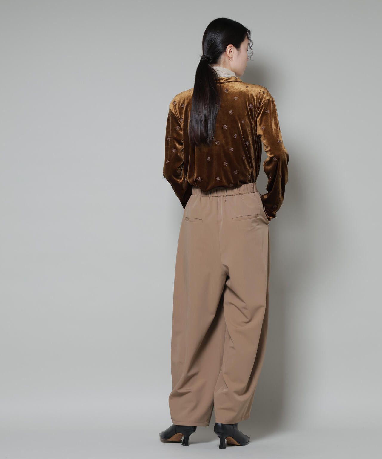 刺繍ベロアカットシャツ(セットアップ可) 6735223317