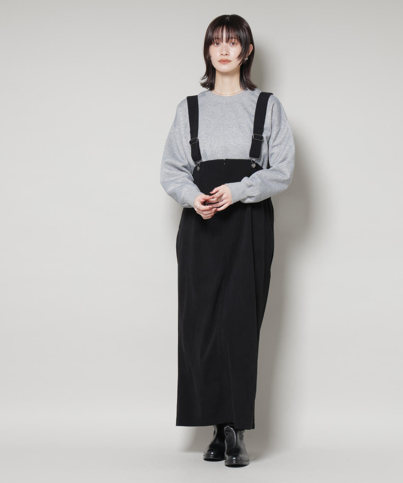 ラメ裏毛トップス 6735223318