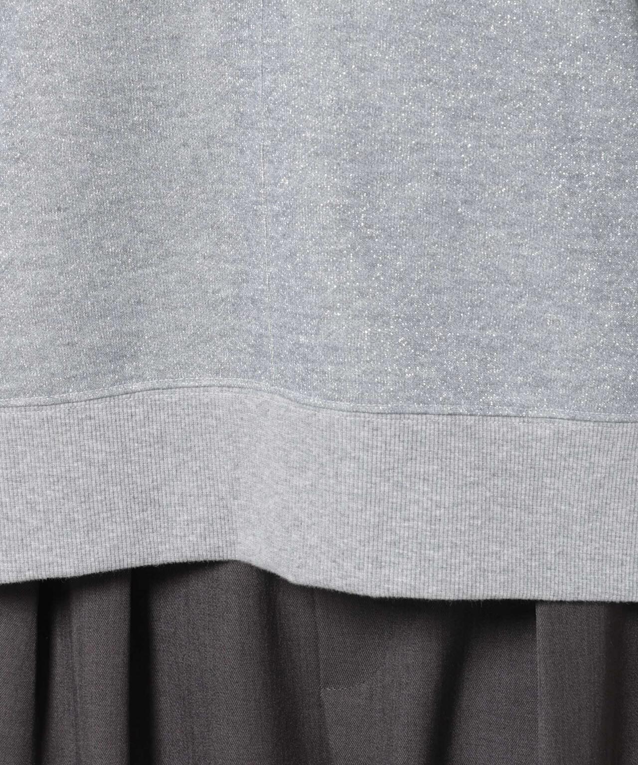 ラメ裏毛トップス 6735223318