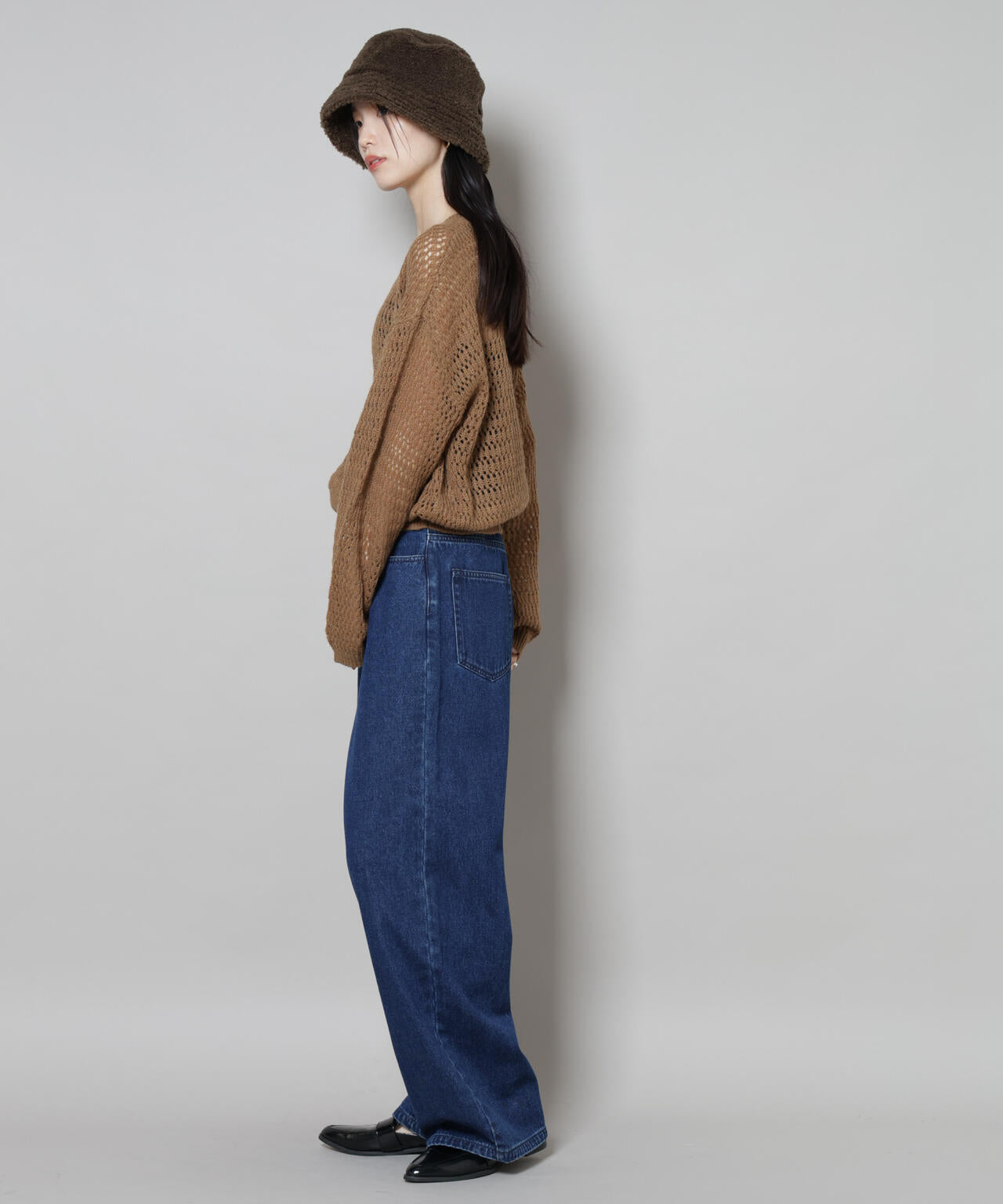 ドロストワイドデニムパンツ 6735227309