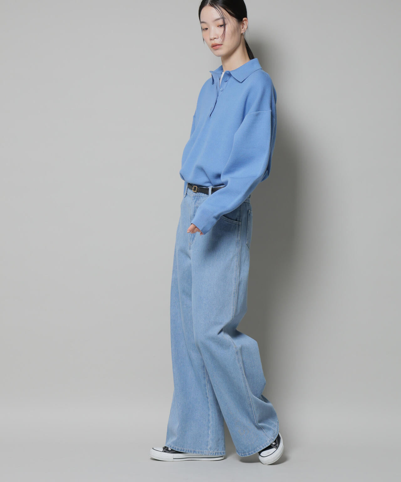 nestRobe コットンデニムバレルパンツ ワイドデニム limited item コットンデニムバレルパンツ | PRESS ROOM | nest Robe