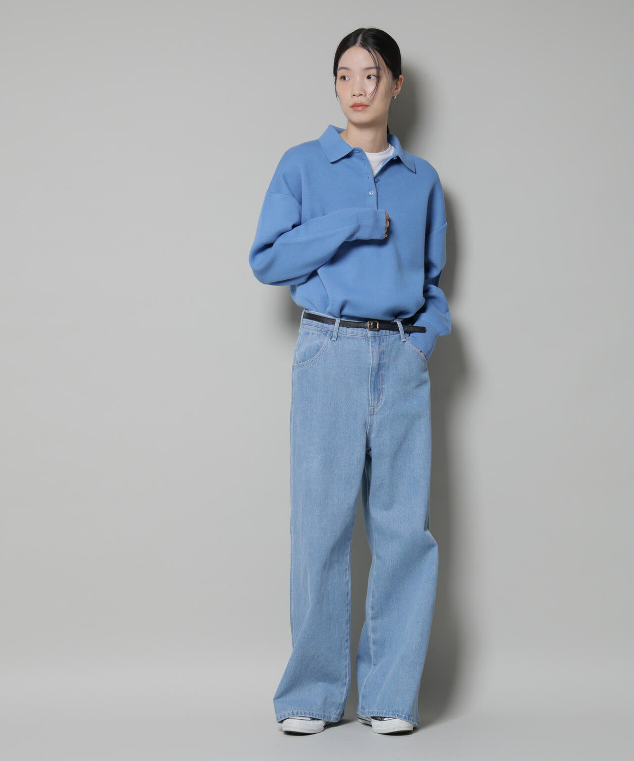 ワイド デニムパンツ