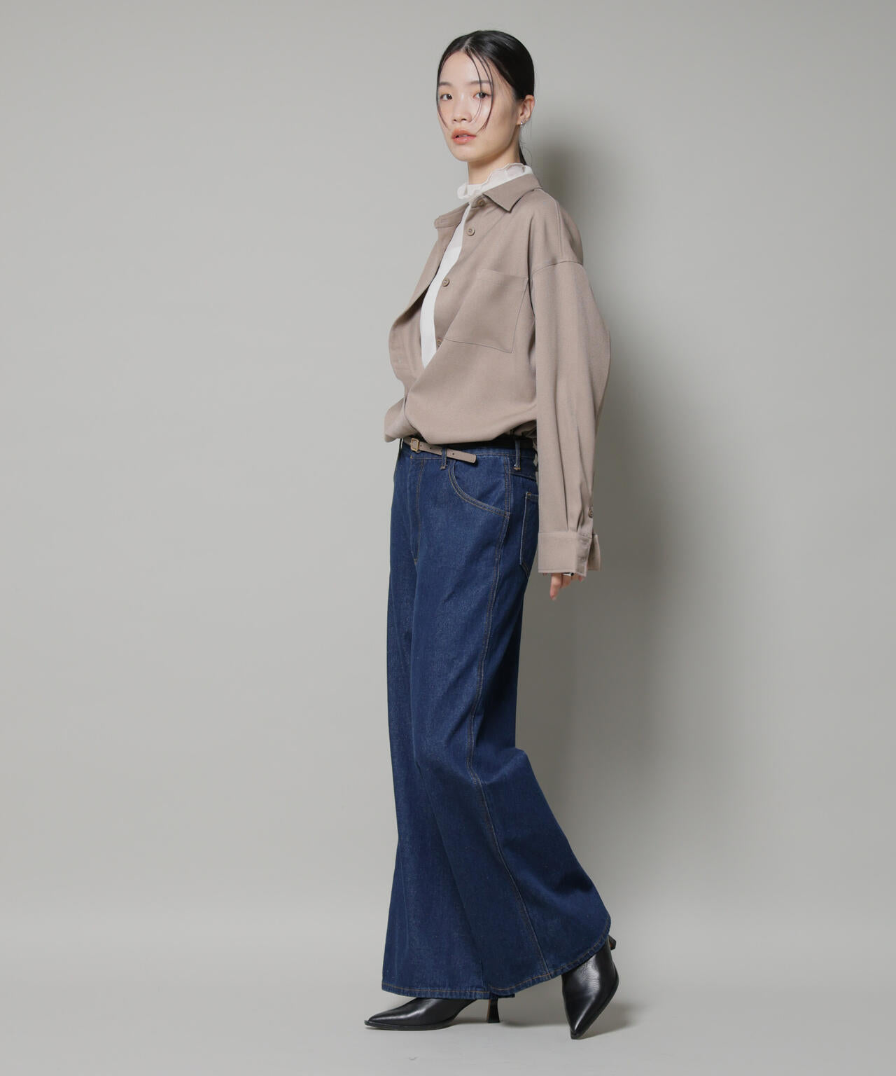 ワイド デニムパンツ