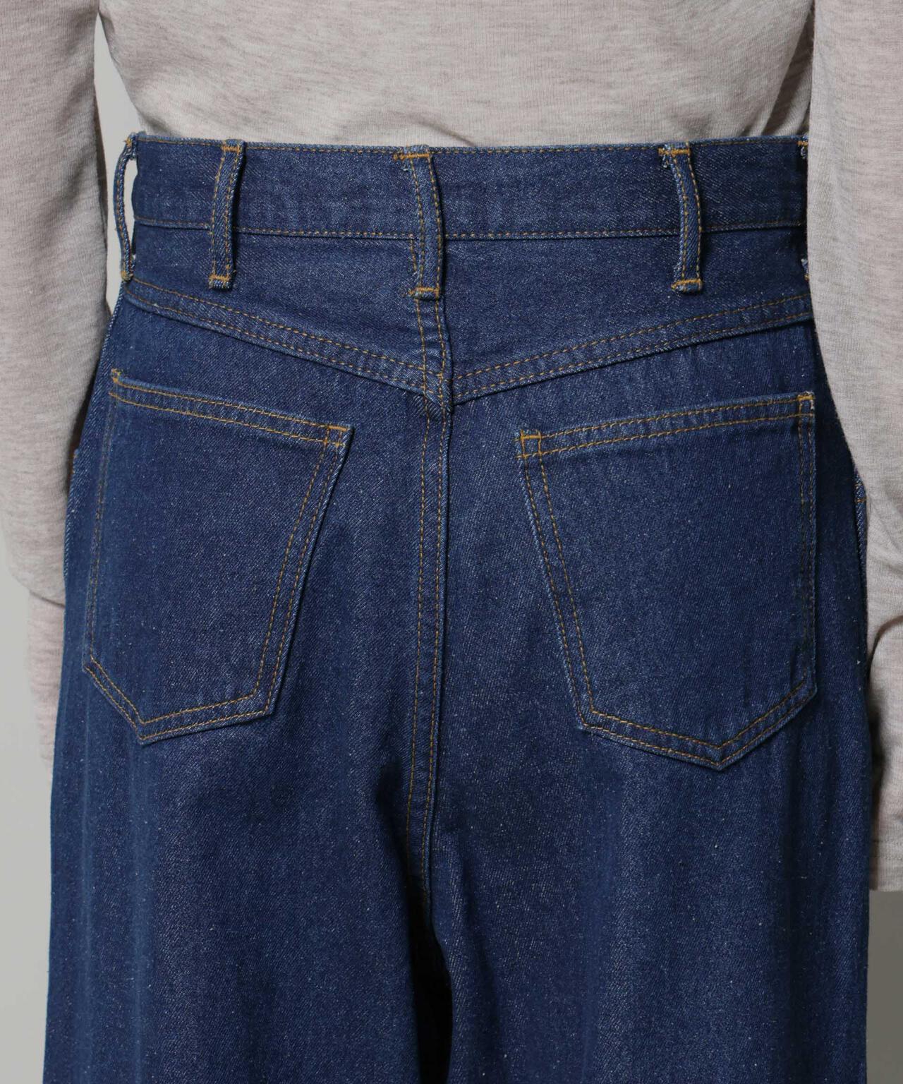 ワイドデニムパンツ 6735227315
