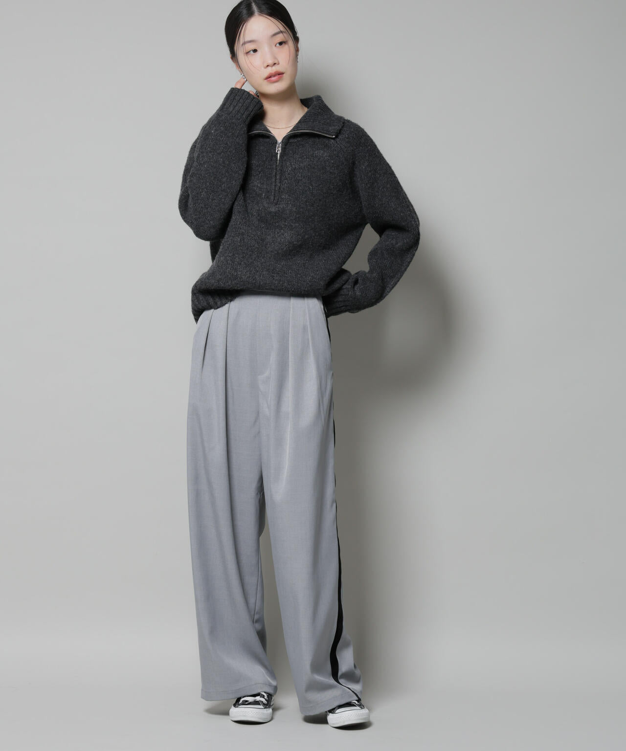 ベルベッドサイドラインパンツ 6735227318