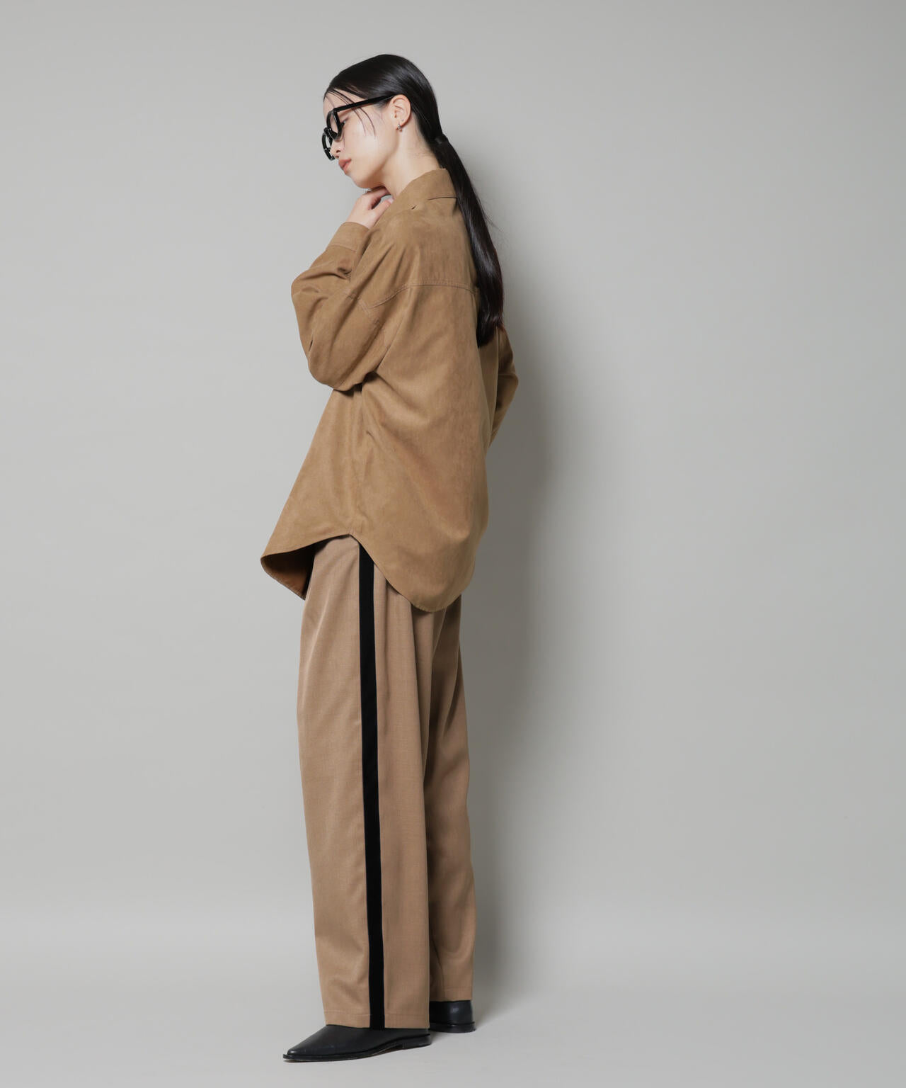 ベルベッドサイドラインパンツ 6735227318