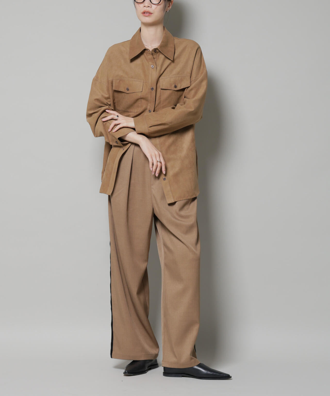 ベルベッドサイドラインパンツ