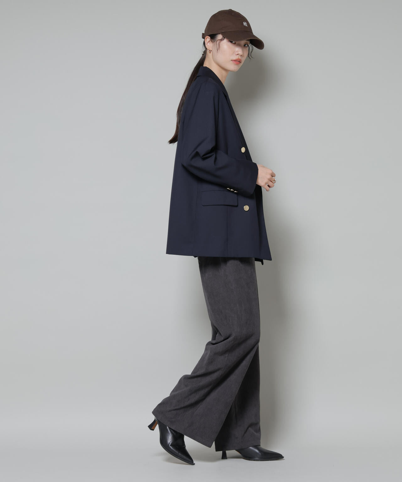 ソフトコーデュロイストレートパンツ 6735227319