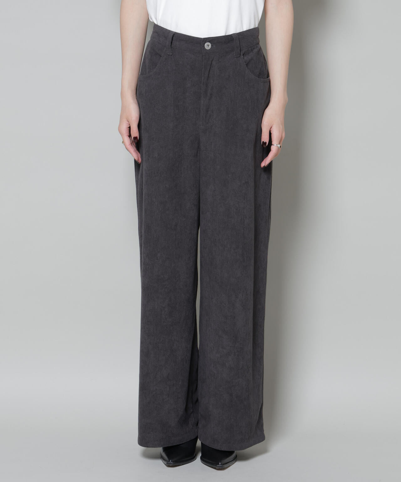 ソフトコーデュロイストレートパンツ 6735227319