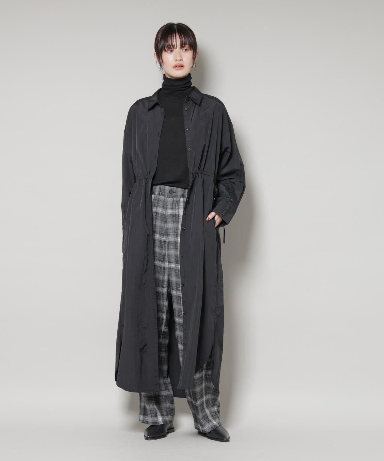 オンブレーチェックタックパンツ(セットアップ可) 6735227320