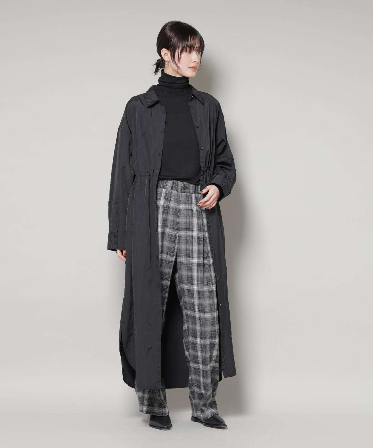 オンブレーチェックタックパンツ(セットアップ可) 6735227320