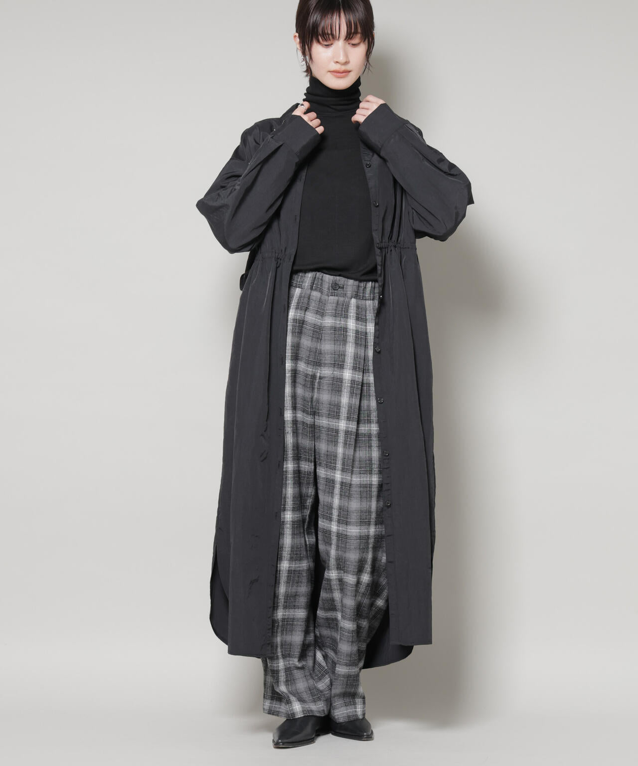オンブレーチェックタックパンツ(セットアップ可) 6735227320