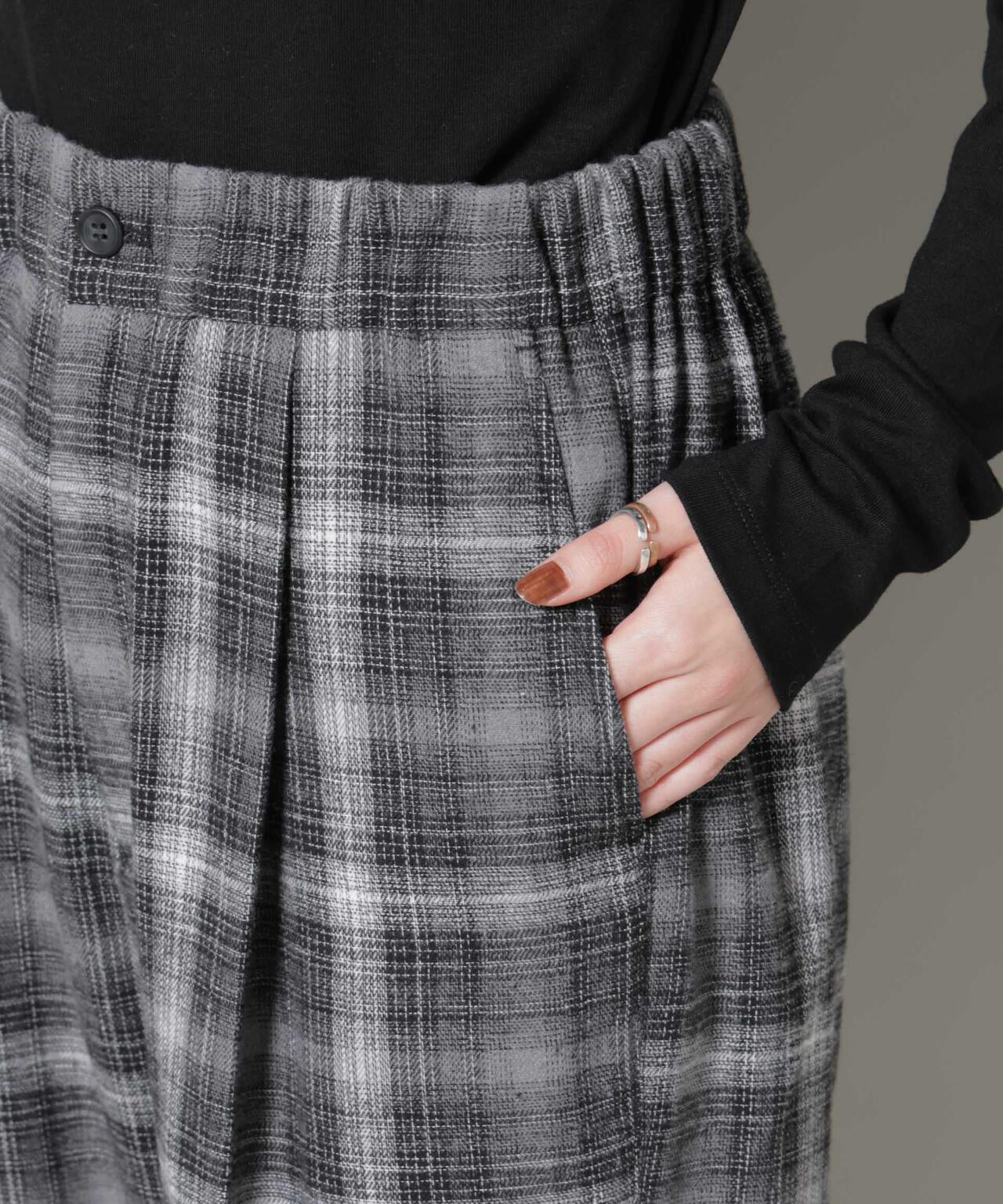 オンブレーチェックタックパンツ(セットアップ可) 6735227320