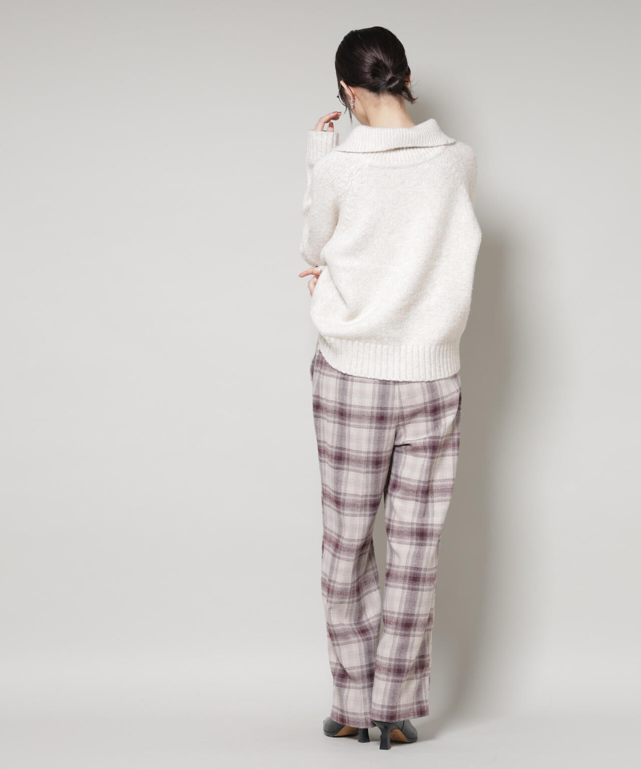 オンブレーチェックタックパンツ(セットアップ可) 6735227320