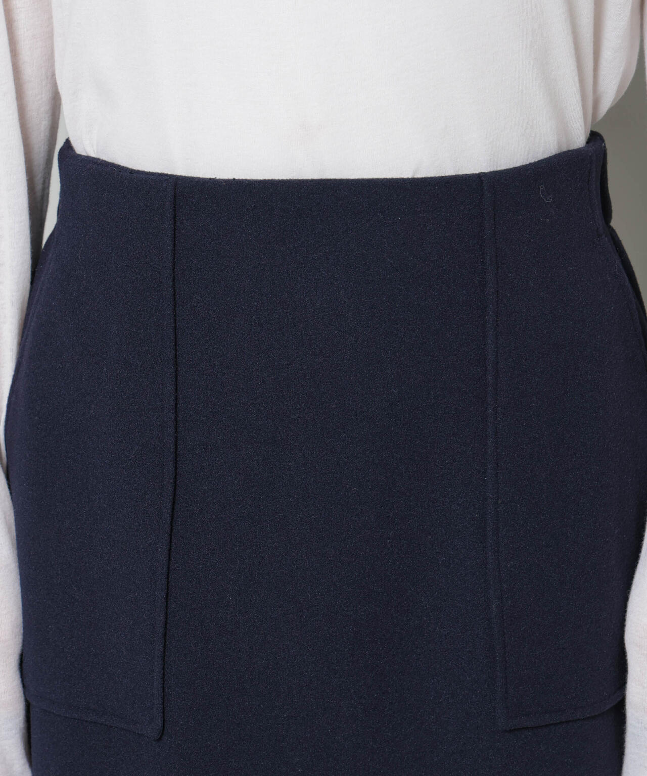 ソフトメルトンジャージーナローロングスカート(セットアップ可) 6735230318