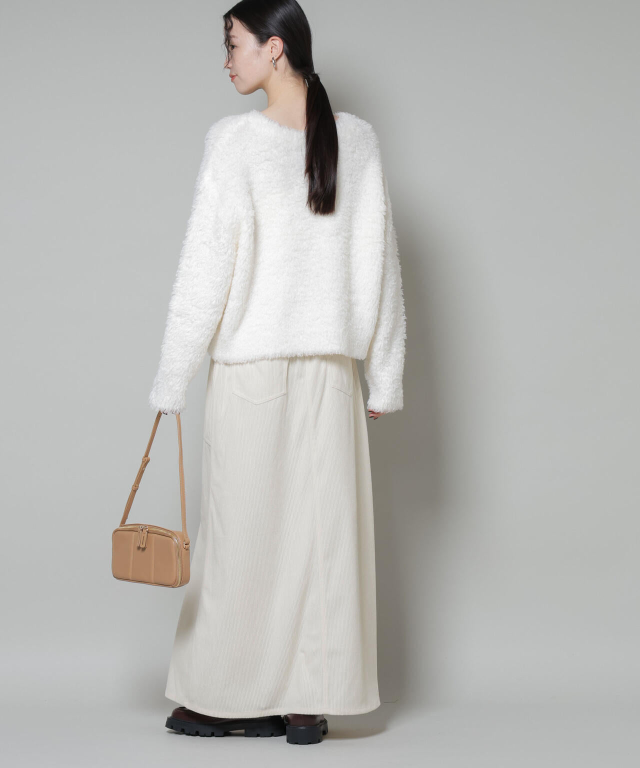 未試着未使用　コーデュロイ マキシ スカート ソフト コーデュロイ マキシスカート