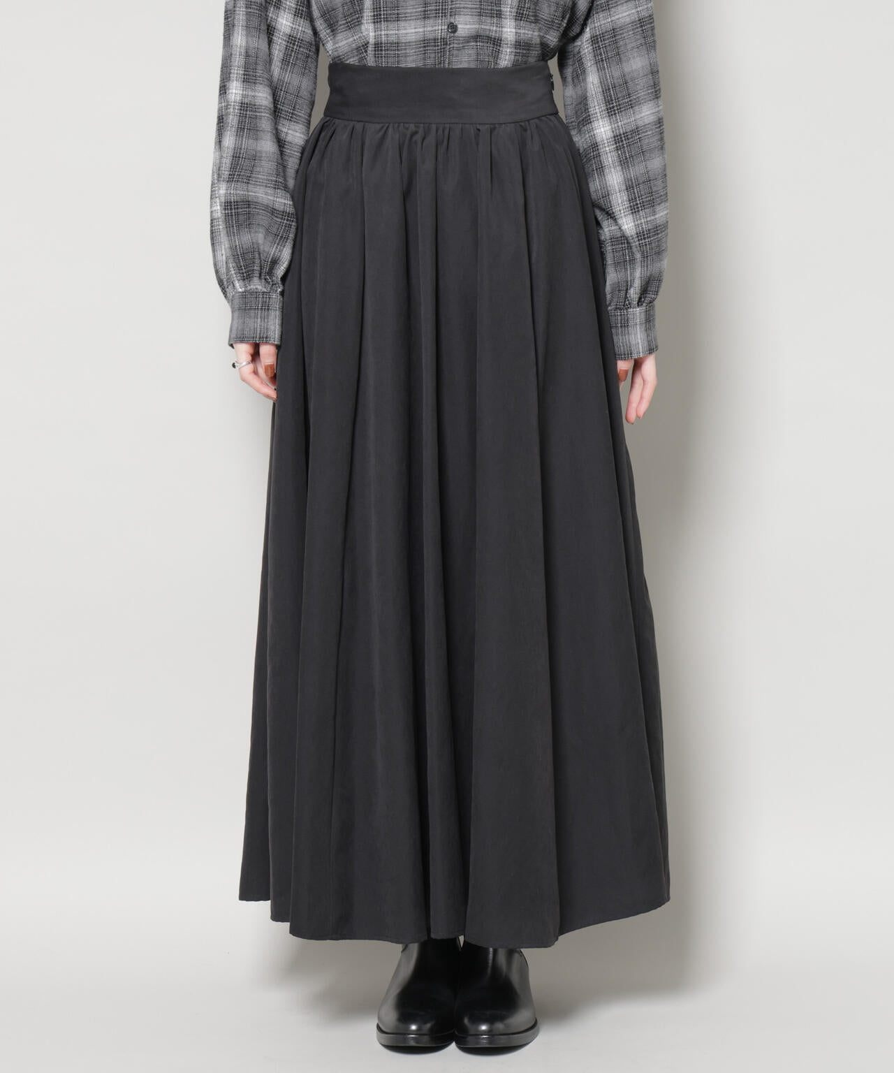 起毛ピーチギャザーボリュームスカート 6735230321