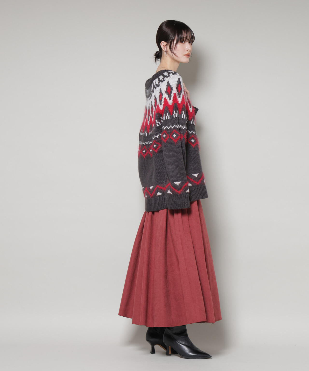 起毛ピーチギャザーボリュームスカート 6735230321